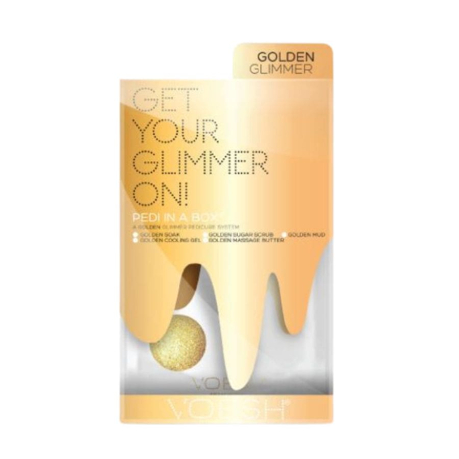 Brug Pedi in a box | Golden glimmer (5 step) til en forbedret oplevelse