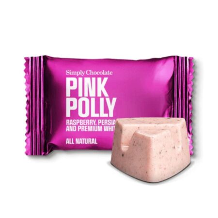 Simply Chocolate Pink Polly chokolade bite