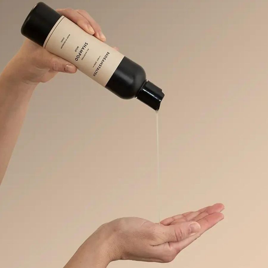 Vegansk Mild shampoo fra badeanstalten