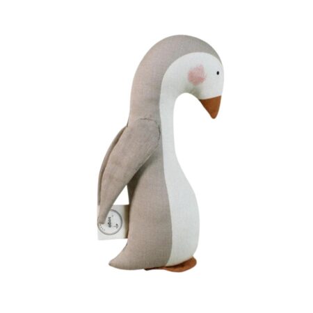 pingvin bamse i grå fra Saga Copenhagen