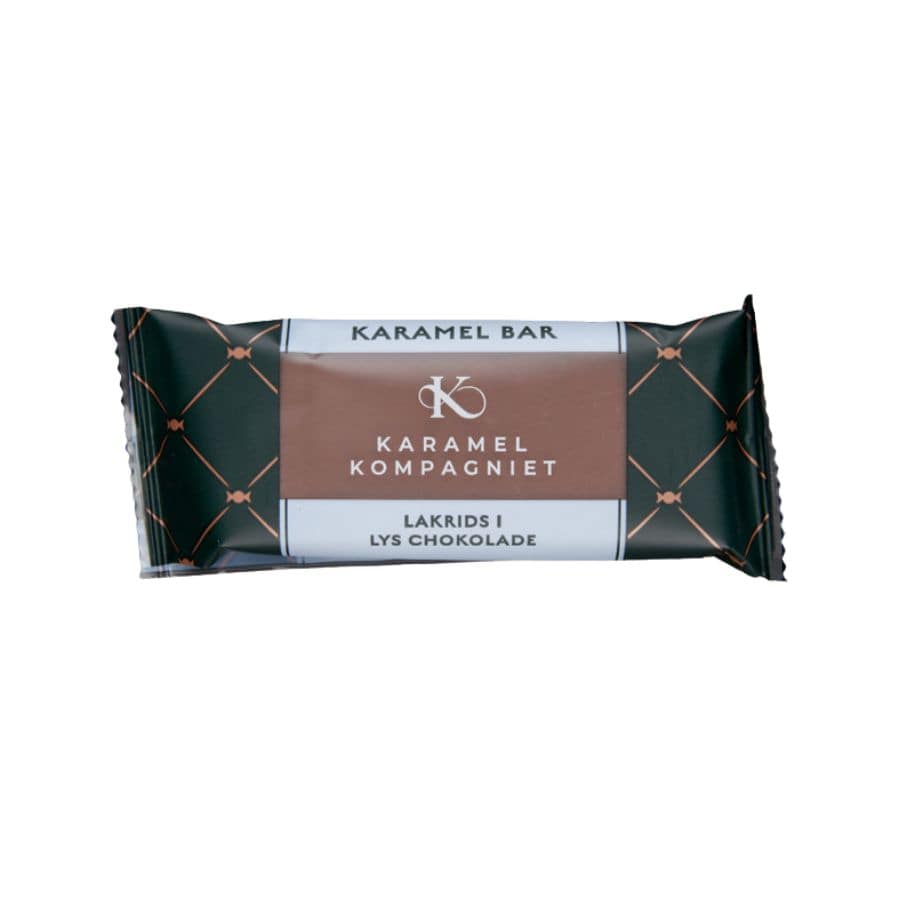 Se Karamelbar | Lakrids med lys chokolade hos Gaestus